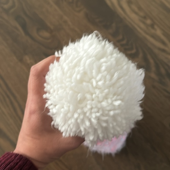 Children’s place kids large pom pom winter beanie in confetti pattern soft - Picture 2 of 5